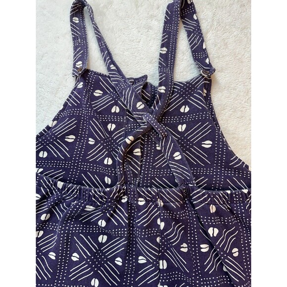 Ade + Ayo Black History Month Size Large 12-14 Overalls - Purple Abstract - Picture 7 of 16